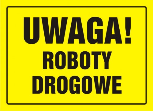 znak roboty drogowe